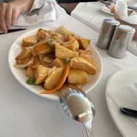 Tofu in sauce  at Amani in Tenerife