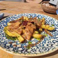 Solomillo de Heura al Whisky at Mocka Tomares in Tomares