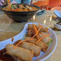 Spring rolls at Joyve Cafe in Auckland