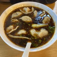 Wontons with soup  at Joyve Cafe in Auckland