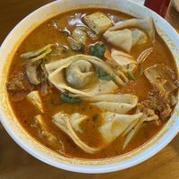 Wonton laksa  at Joyve Cafe in Auckland