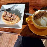 Half of the biscoff  cookie at FUEL Shack in Halifax