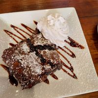 Chocolate brownie was the best I've ever had at FUEL Shack in Halifax