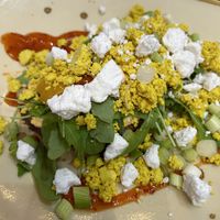 Tofu and vegan feta on toast  at FUEL Shack in Halifax