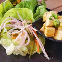 Tofu lettuce wraps at Walt Disney World - Trader Sam's Grog Grotto in Lake Buena Vista