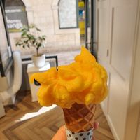 Vegan mango sorbet at Aroma - Obala HNP in Split