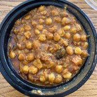 chana masala  at Tandoori Hut in San Diego
