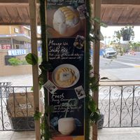 some menu choices   at Coco Bomb in San Diego