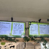 Menu  at Coco Bomb in San Diego