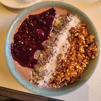 smoothie bowl at Franziska in Budapest