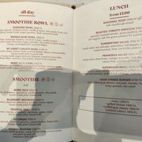Bowls, Smoothies, Lunch at Franziska in Budapest
