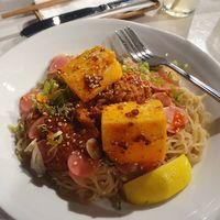 Chilli tofu summer ramen at Tonkotsu  in Birmingham