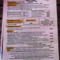 Menu of "Die Sonnenuhr" at Die Sonnenuhr in Zeltingen