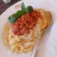 Nudeln 'volognese' at Die Sonnenuhr in Zeltingen