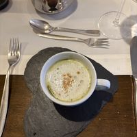 Green herbs & cappuchino  at Die Sonnenuhr in Zeltingen