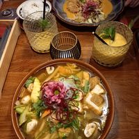 Essen und Mango-Lassi at Padme Hum  in Munich