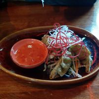 Fired dumplings at Padme Hum  in Munich