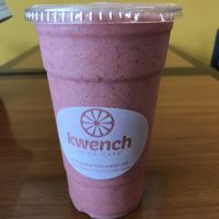 Superman smoothie at Kwench Juice Cafe— Raleigh location  at Kwench Juice Cafe in Raleigh