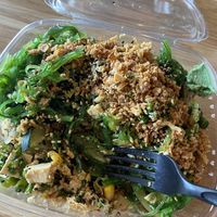 Vegan poke with kale noodles #Veganuary at Poké Bar in Torrance