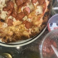 Vegan pepperoni  at OWAP in Naples