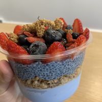 The blue coconut base is out of this world 🤤  at Boomchia in Montclair