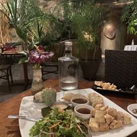 vegan appetizer  at Tin Jo in San Jose