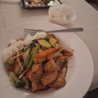 Tofu stirfry at Tin Jo in San Jose