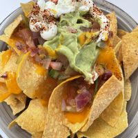 Nachos with three saucess  at Con Limón y Sal Sur in Tenerife