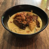 Laksa. Tasty but I've had better.  at Shakahari Too in South Melbourne