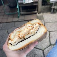 Tofu sandwich   at Nakagawa Hatsumeido - 中川発明堂 in Kyoto