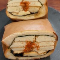 Tofu sandwich   at Nakagawa Hatsumeido - 中川発明堂 in Kyoto