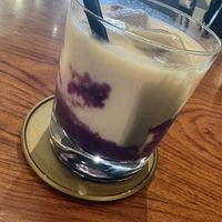 Ube Latte with Almond Milk  at Nakagawa Hatsumeido - 中川発明堂 in Kyoto