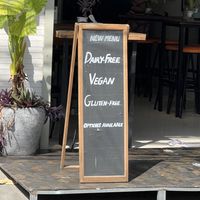 Could the sign be any clearer?  at Pu Rock Cafe in Phnom Penh