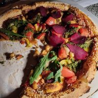 Vegan Pizza 😋 at Garden Open Kitchen in Pristina