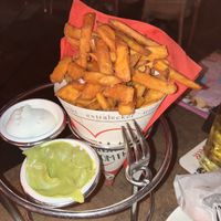Sweet potato chips   at Cafe Extrablatt in Sylt