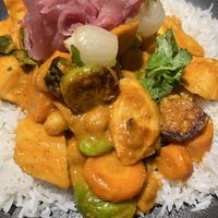 Vegetable Curry with Rice  at Sanaa in Lake Buena Vista