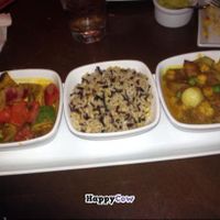 vegetarian sampler at Sanaa in Lake Buena Vista