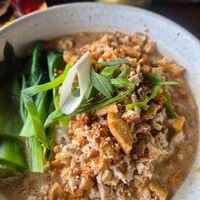 Vegan raven with tofu mince at Asri Dining by Samanvaya in Sidemen