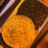 Spinach potatoe  at Bollywood Indian Vegetarian in Budapest