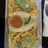 Vegan tacos  at Dirty Taco + Tequila in Smithtown