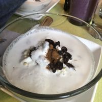 Coconut oatmeal at Ionie Organic Cafe in Sarasota