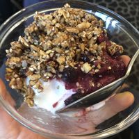 Granola yogurt at Ionie Organic Cafe in Sarasota