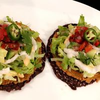 And this the tostadas at Ionie Organic Cafe in Sarasota