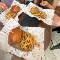 Vegan burger is top right at Wunderburger in Zadar