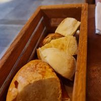 Fresh white bread at Bela Reka in Belgrade