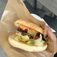   at Vegan Pop Up Café in Bergen