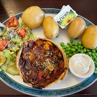 Mediterranean Tart  at The White Hart Inn in Brecon