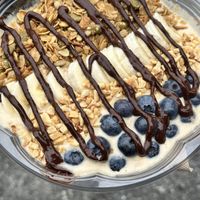 Banana nut smoothie bowl  at Turtle Bay Smoothie Co in Arlington