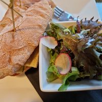 Tofu sandwich at Vine and Fig in Rome