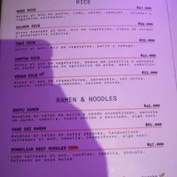 Rice on menu at Restaurante Nami in Cartagena